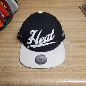 Miami Heat Snapback Hat Never worn
